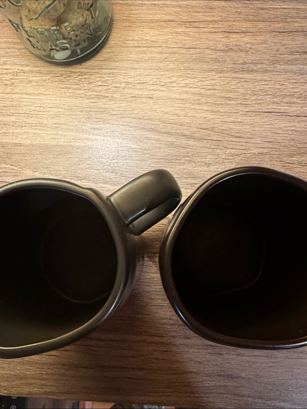 Rae Dunn black coffee mugs. Not used. Nice large size - Picture 2 of 3
